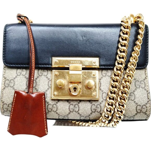 641602BA (X6) Gucci Shoulder Bag Brown PVC - Picture 1 of 9